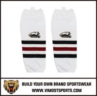 Professional custom wholesale ice hockey socks custom made in china 