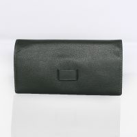 Leather Wallet for Jewelry - Dark Green
