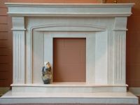 fireplace mantel