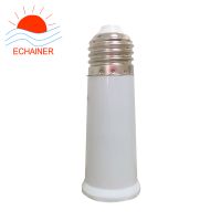 lamp holder E27 to E27 extension base 95mm high quality e27 bulb holder white color lamp socket 