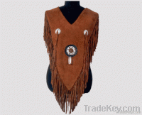 leather western top