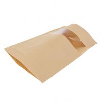 Biodegradable Kraft Paper Zip Lock Bag