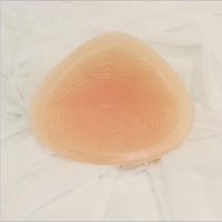 Triangle Shape Concave Bottom High-grade Silicone Breast Form Soft Artificial Breast Silicone Breast Prosthesis For Mastectomy