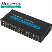 Mattzon V1.4 HDMI 1x4 Splitter 4k30hz, 3D,HDR, EDID support