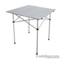 aluminum table