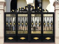 Aluminum Art Courtyard Gate of Villa