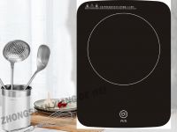 One key start induction cooktop super slim round angle design with CE
