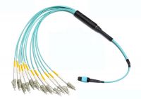 MPO/MTP to LC break-out cable assemblies,Round harness cables, QSFP cable assemblies