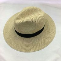 wholeseller fashion panama unisex straw sun hats, trend adult straw beach hat, elegant paper hat, recycle customized fashion accessories