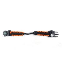 Wholesale Cheap Christmas mountaineering outdoor multi-functional LED light paracord bracelet