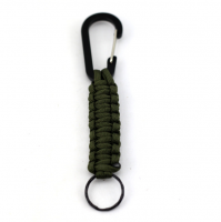 Outdoor survival fashion simple climbing key chain, Climbing tools custom umbrella rope multi-function key chain