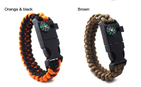 Useful Outdoor Handmade Survival Bracelet For Hiking, Daily Use Colorful Handmade 7-Core Paracord Br