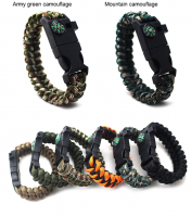 Mini Outdoor Handmade Survival Bracelet For Hiking, Everyday Use Colorful Handmade 7-Core Rope Parac