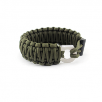 wholesale 6mm 7 in 1 survival whistle 550 survival paracord bracelet, 7 strands braided adjustable c