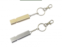 Factory Direct Survival Tools Alloy Whistle Key Chain, Excellent Quality Souvenir Gifts Climbing Me