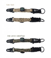 Outdoor Tool Camping Fashion Paracord  Keychain, 2020 New Arrival Five In One Accessory Car Camping