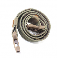 Everyday Use Outdoor Survival Camera Hanging Belt Yellow Black, Disaster Equipment Paracord For Came