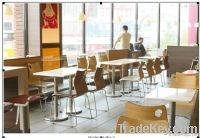 Simple restaurant chairs, restaurant table and chairs, fast food resta