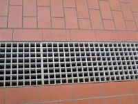 Anti-Slip Smooth Surface FRP Grating for Gutterway