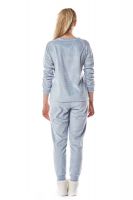 Blue Fleece Pajamas Set