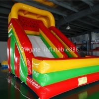 Popular Pvc Inflatable Slide Inflatable Land Slide Bouncer Slide For Family Use