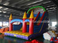 Outdoor Inflatable Slide Games With Factory Price Dry Slide For Kids For Commercial Use Inflatable Land Slide With Climbing Steps