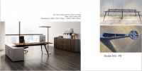 Modern Office Wooden Furniture L-Shape Executive Desk Manager Table (H
