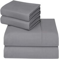 Soft Brushed Microfiber Wrinkle Fade Bed Sheet Set