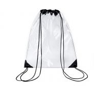 Custom Transparent PVC DrawString Backpack