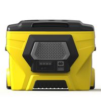 Multifunction Speaker Wheeled Cooler Box 50l  With Bluetooth Ice Box Trolley Cooler