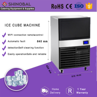 Furnotel Commercial Ice Machine Ice Cube Maker with Blue Light in UAE