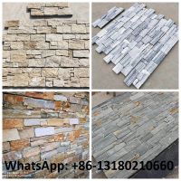 Wholesale price Natural slate culture stone wall panels 600x150mm for wall