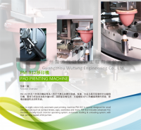 WUTUNG AUTOMETIC PAD PRINTING MACHINE CONTACT LENSES COSTETICS CAPS OS-PM-812