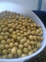 pitted green olives