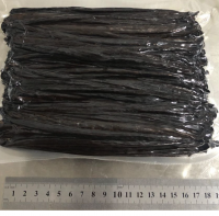 12~14cm length good price vanilla beans supplier natural dried Papua New Guinea black vanilla beans