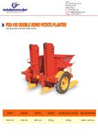 PDO-100 DOUBLE ROW AUTOMATÄ°C POTATO PLANTÄ°NG MACHNE