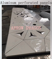 customized design perforated aluminum screen panels/facade