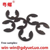 C-clip E-shaped split ring E-type spring open clamping ring spring