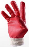 Safety Latex Dipping Cotton Glove 9inch Red 10 Gauge Cheap