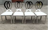 Wholesale Gold Round Back Stainless Steel Wedding Chairs