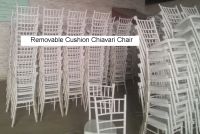 Removable Cushion Wedding Iron Aluminum Chiavari Chair