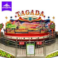 outdoor fun fair ride  games for adults exciting disco tagada rides