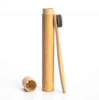Natural Bamboo Toothbrush Travel Case