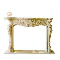 New Luxury Wholesale Marble Decorative Fireplace Mantle