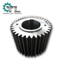 Cement Kiln Forged 34CrNiMo6 Steel Output Driving Pinion