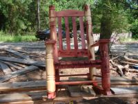 Cedar Big Post Rocking Chair