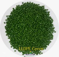 LDPE Green Plastic granules