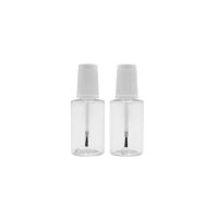 20ml plastic touch up bottle with brush cap steel ball for car paint bottle containers PET 