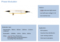 Rof Electro-optic Modulator 1550nm Low Vpi Phase Modulator 40g Linbo3 Modulator