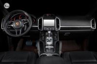 Km For Cayenne 958 Carbon Fiber Interior Dashboard Panel Trims Paste Type 